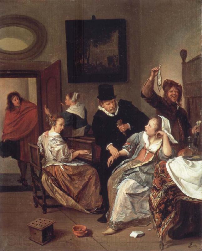 Jan Steen The Doctor-s vistit Norge oil painting art
